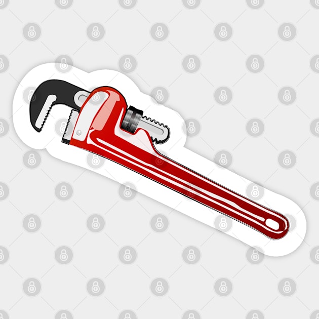 Tool Time : Wrench Sticker by toz-art